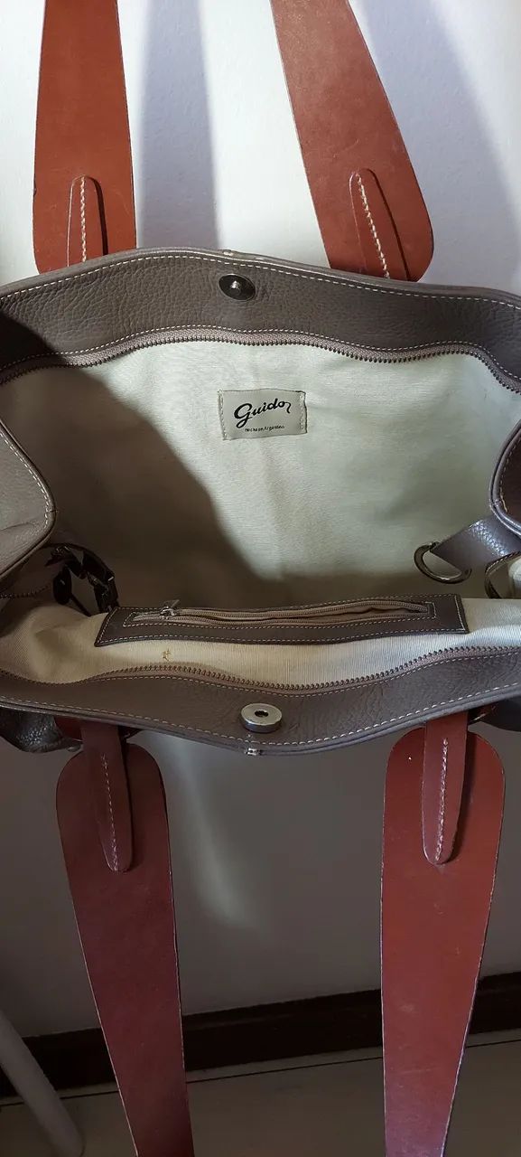 Bolsa couro Guido (Argentina) - Foto 4