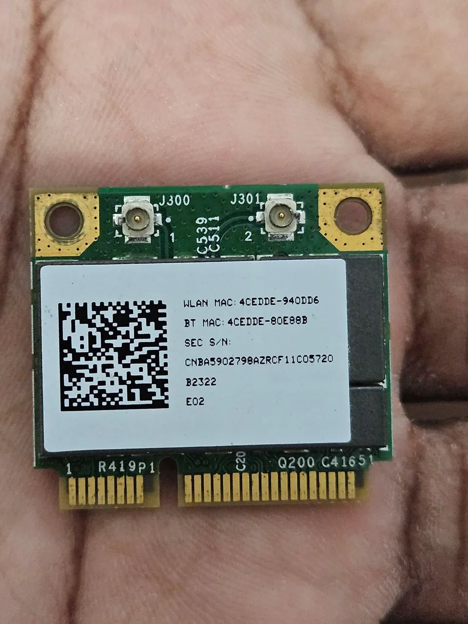 Memoria RAM e placa de rede para notebook  - Foto 3