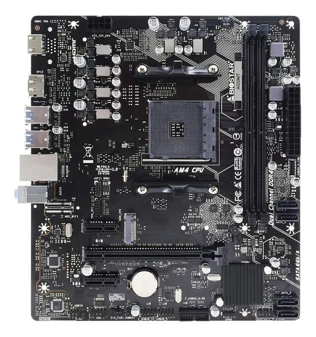 PLACA MÃE BIOSTAR A520MT VER 6.0 M.2 DDR4 - Foto 2