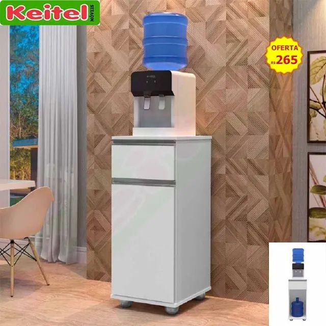 Balcão 1 Porta e 1 Gaveta Alaska Branco