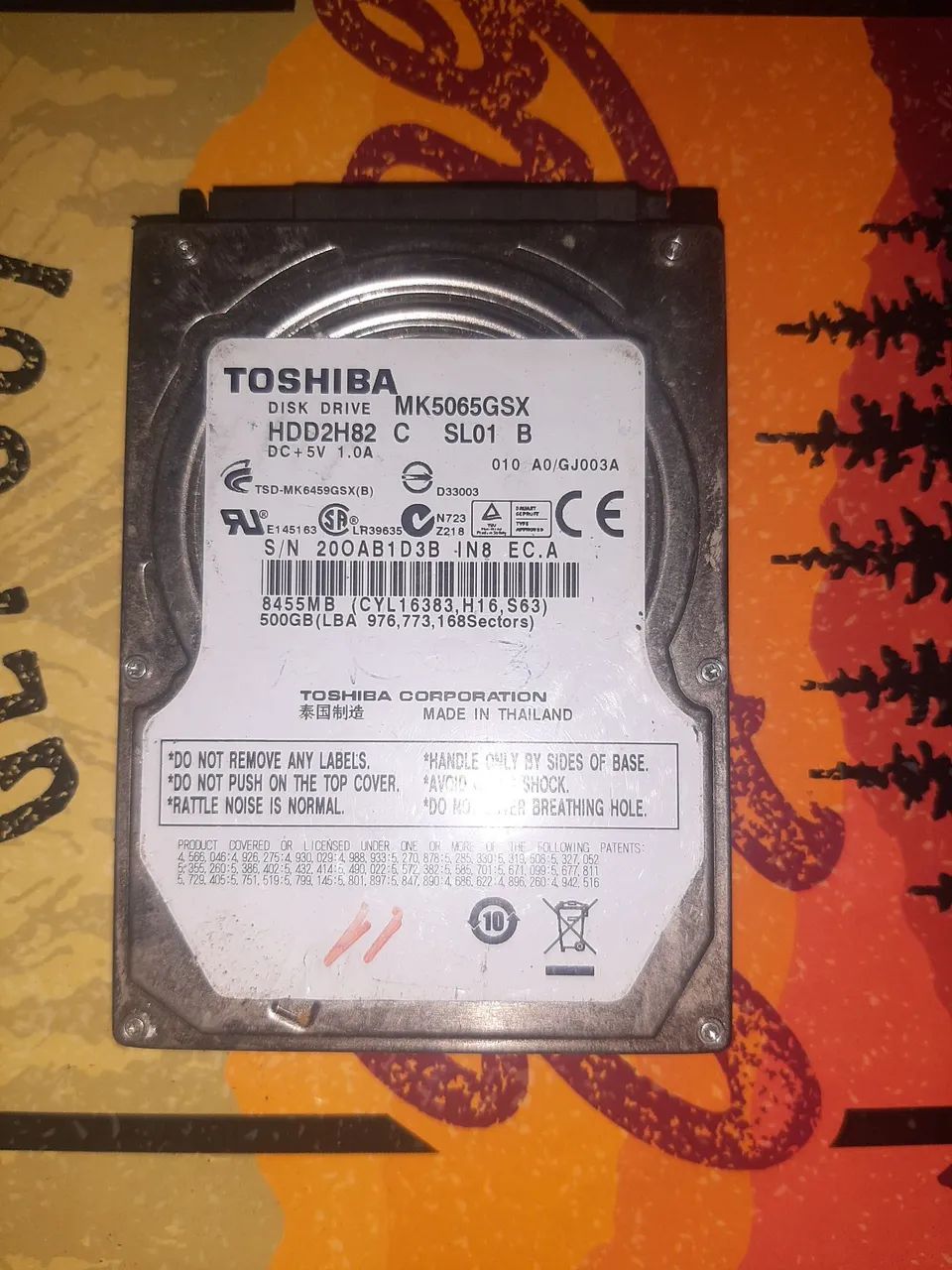 HD para notebook 