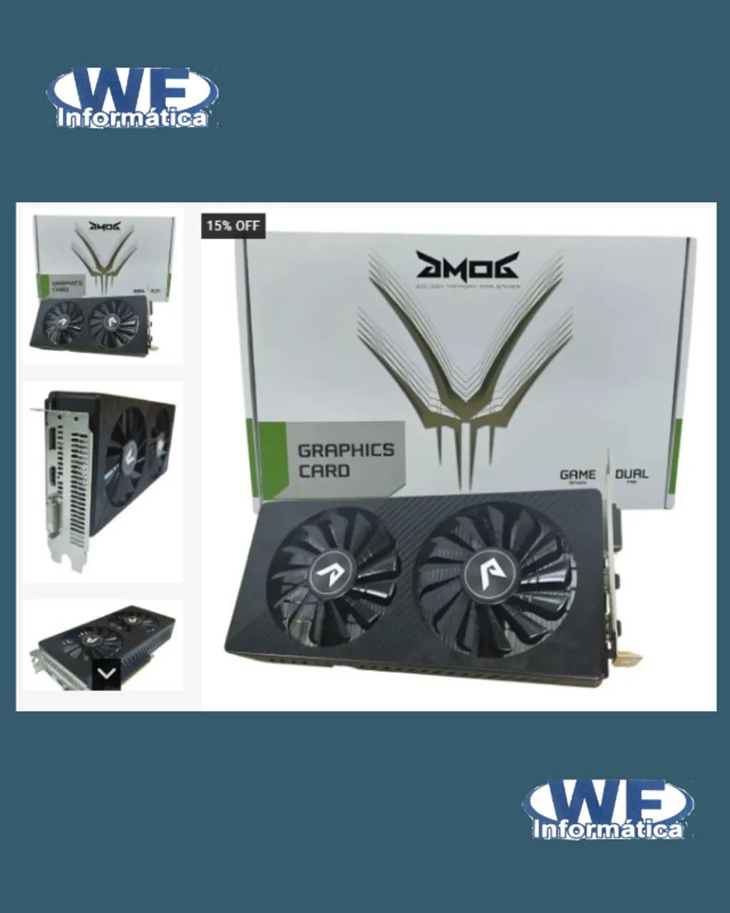 PLACA DE VIDEO AMD RX 580 8GB GDDR5