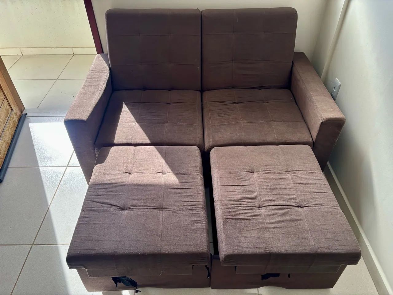     Sofá-cama retrátil de 2 lugares - Foto 2