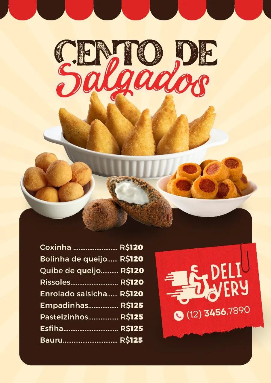 CARDÁPIO PERSONALIZADO EXCLUSIVO 