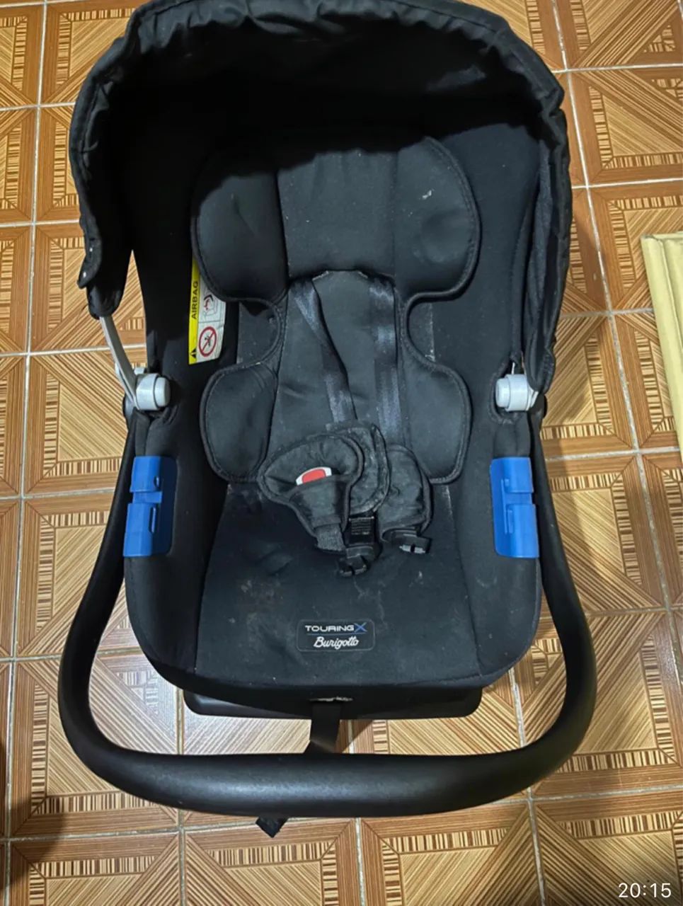 Cadeira e base bebê conforto Burugatto