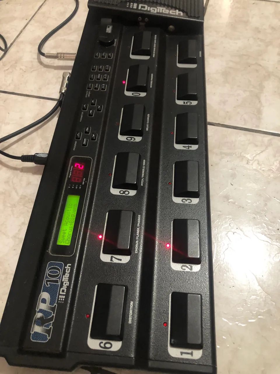Pedaleira de guitarra RP10 Digitech  - Foto 3