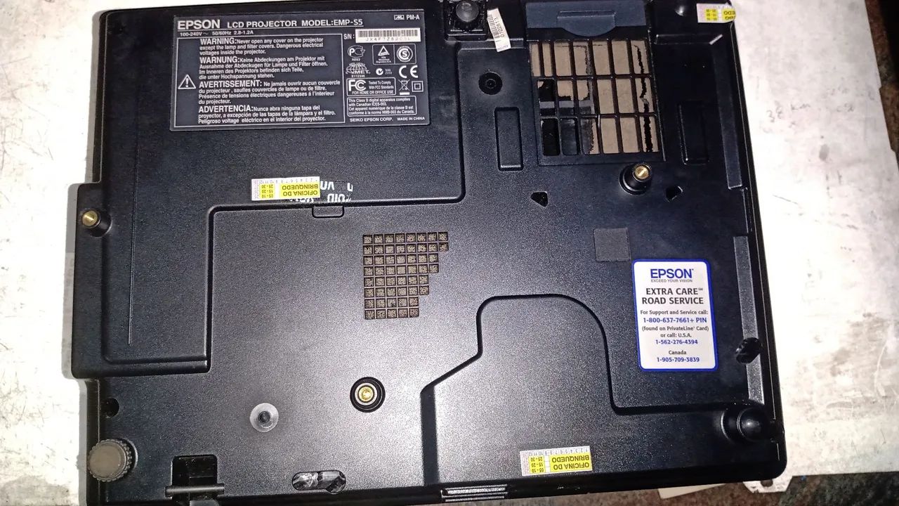 Projetor LCD Epson Power lite S5 +  excelente estado - Foto 4