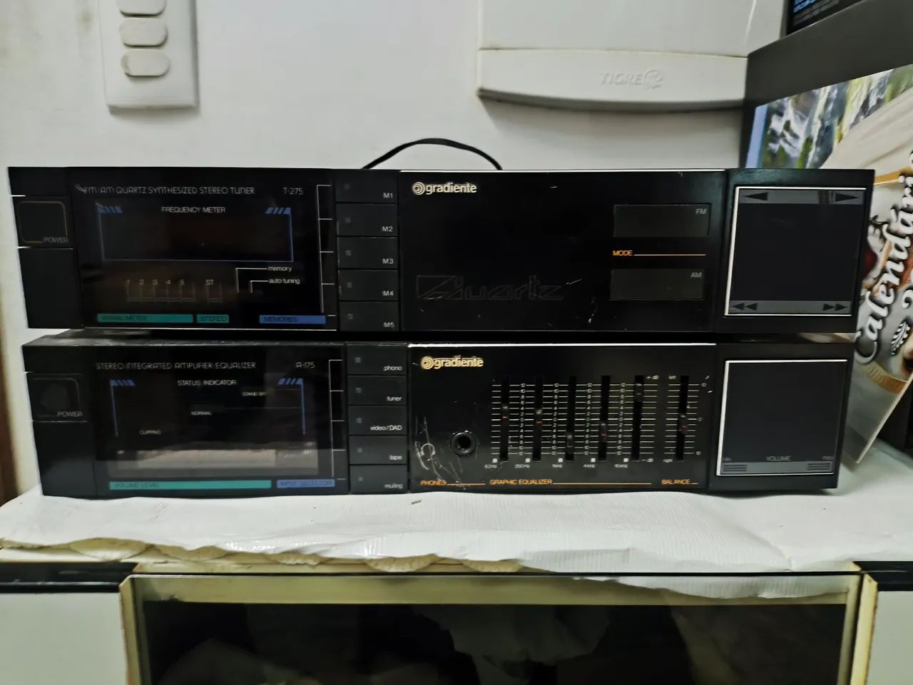 Som gradiente Energy synthesized tuner t- 275 e amplifier A175