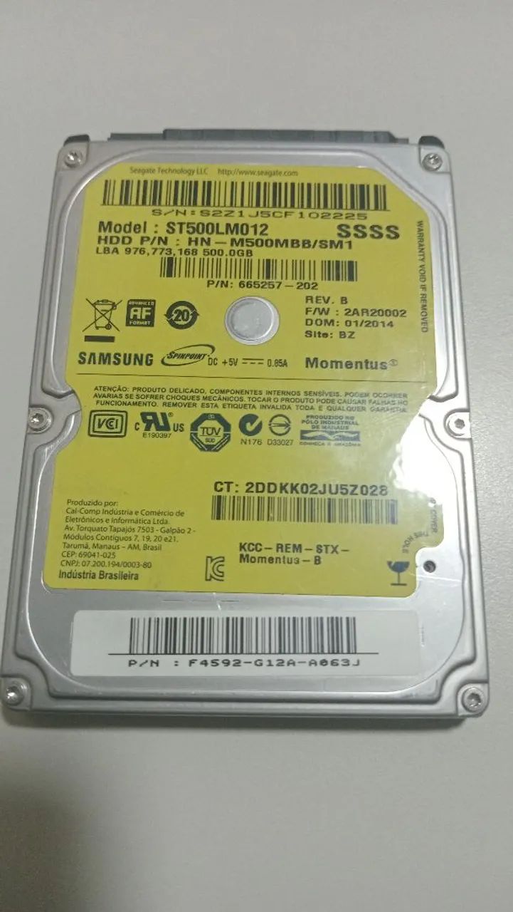 HDs de 500gb desktop e de notebook - Foto 2