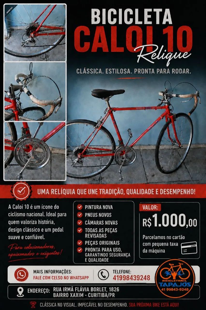 Bicicleta Caloi 10 