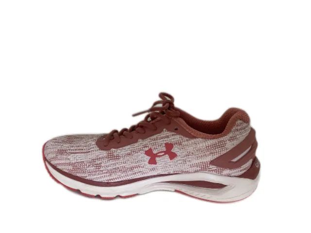 Tênis Feminino Under Armour Branco Rosa Corrida Academia 37 - Foto 3