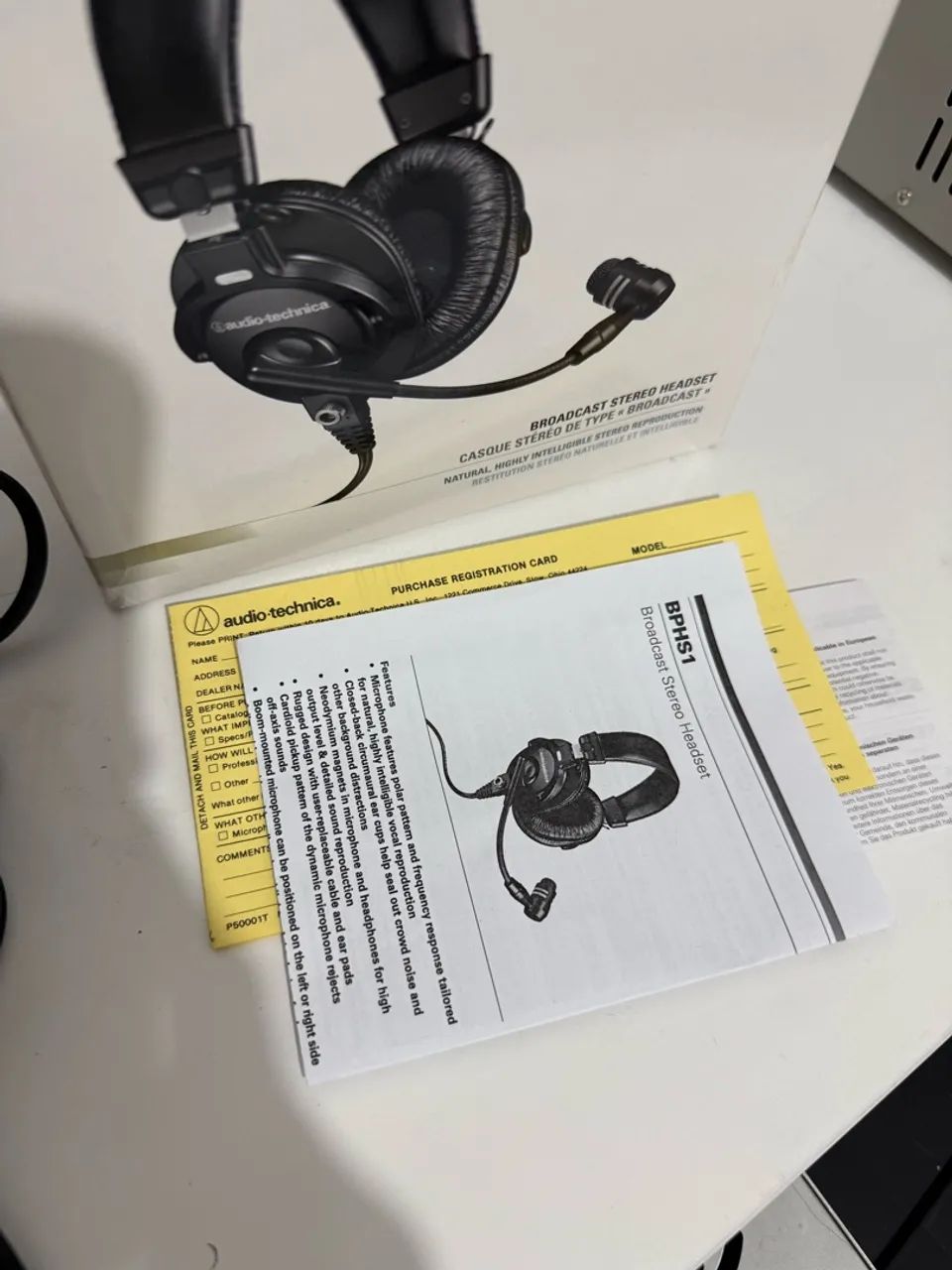 Audio-Technica BPHS1 - Headset Profissional Broadcast | Open Box - Foto 5