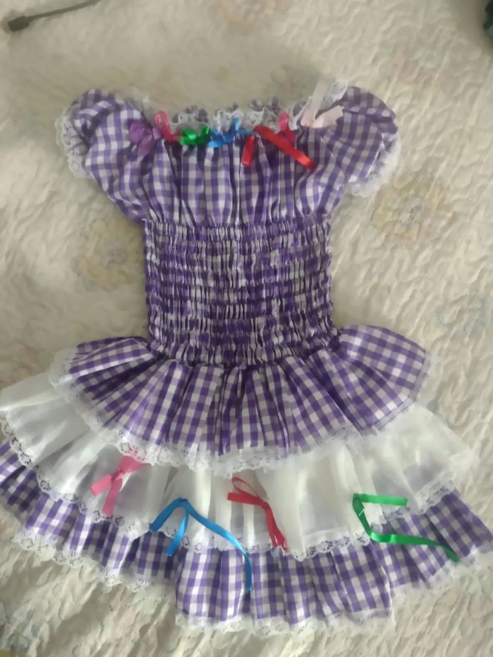 Vestido de caipira 2/3 anos 