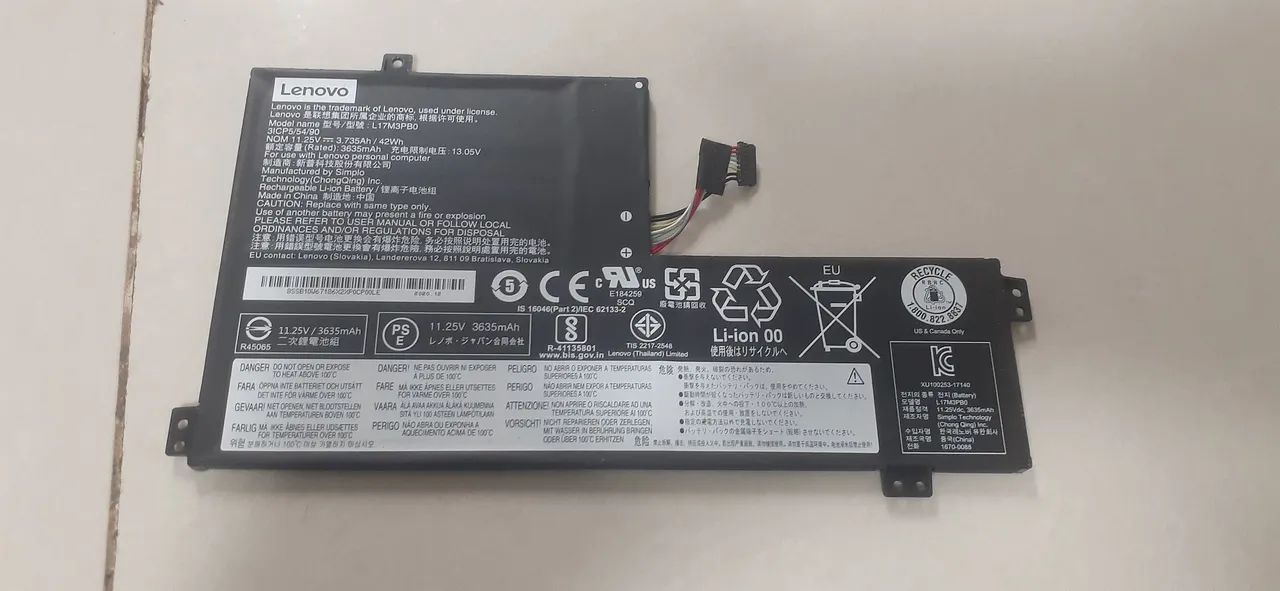 Bateria Chromebook lenovo 100e original  - Foto 3