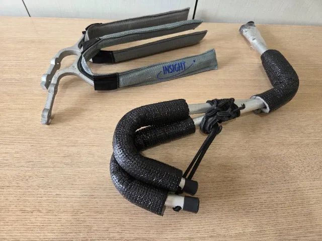 2 pares de suporte para prancha para parede e bicicleta