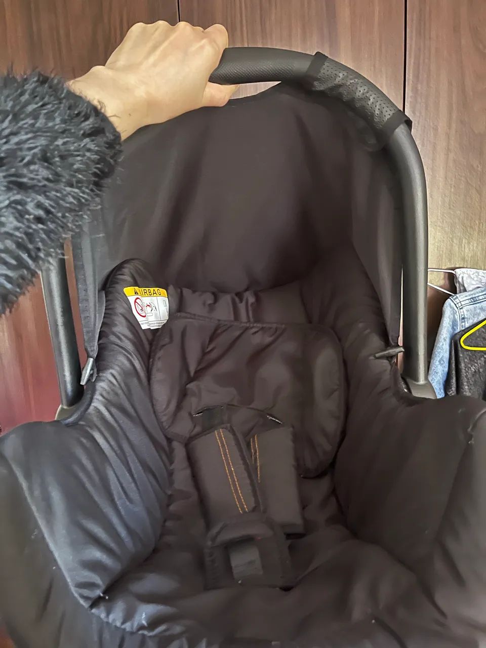 Carrinho moisés e bebe conforto galzerano - Foto 5