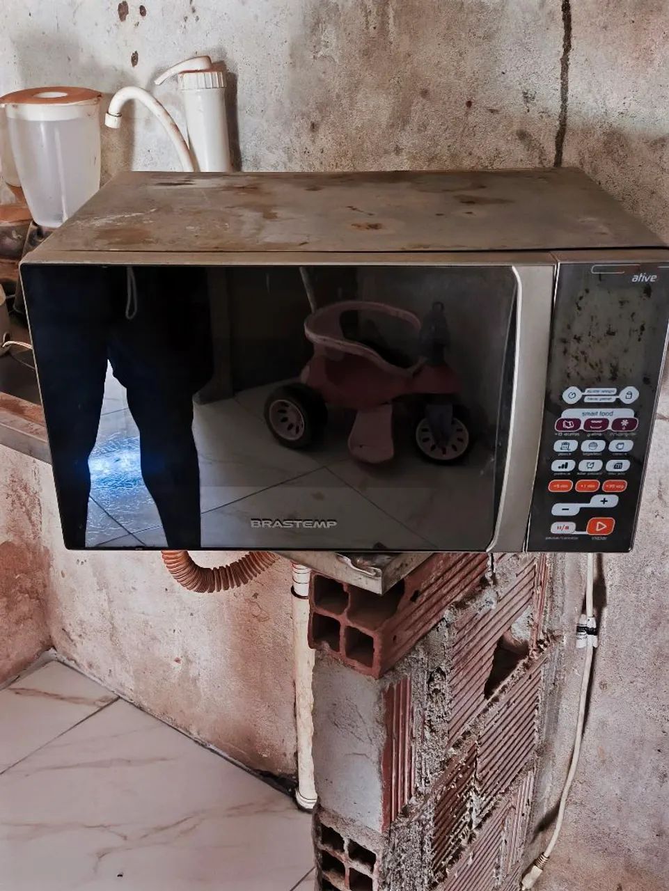 MICROONDAS BRASTEMP FUNCIONANDO.