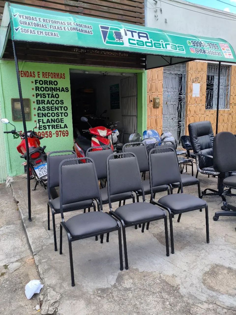 cadeira fixa escritório, auditório sala de espera  - Foto 2