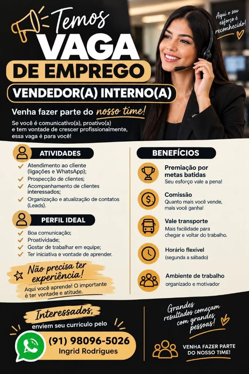 Vaga de emprego 