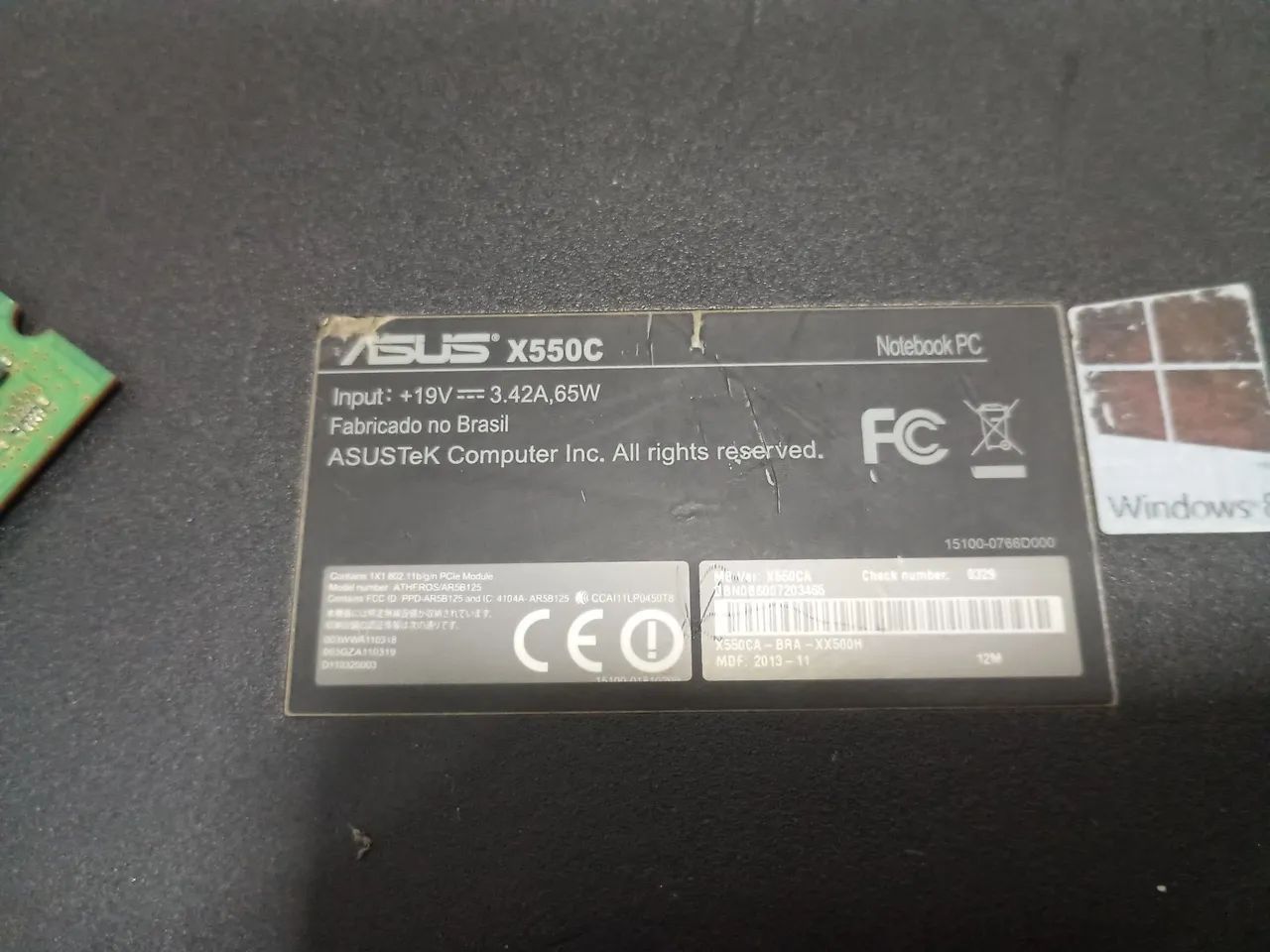 Notebook Asus retirar peças  - Foto 5