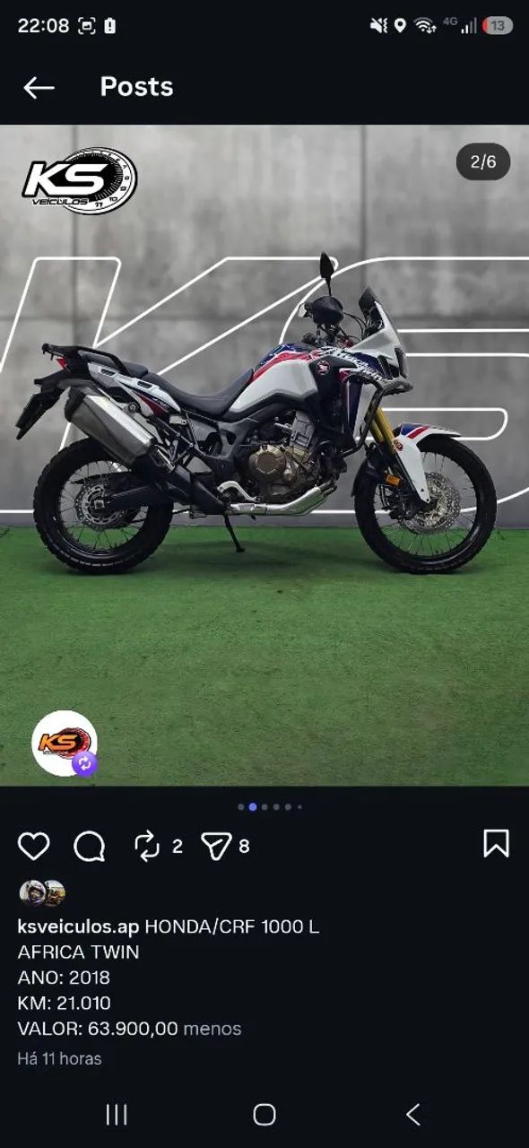 Africa twin 1000  - Foto 2