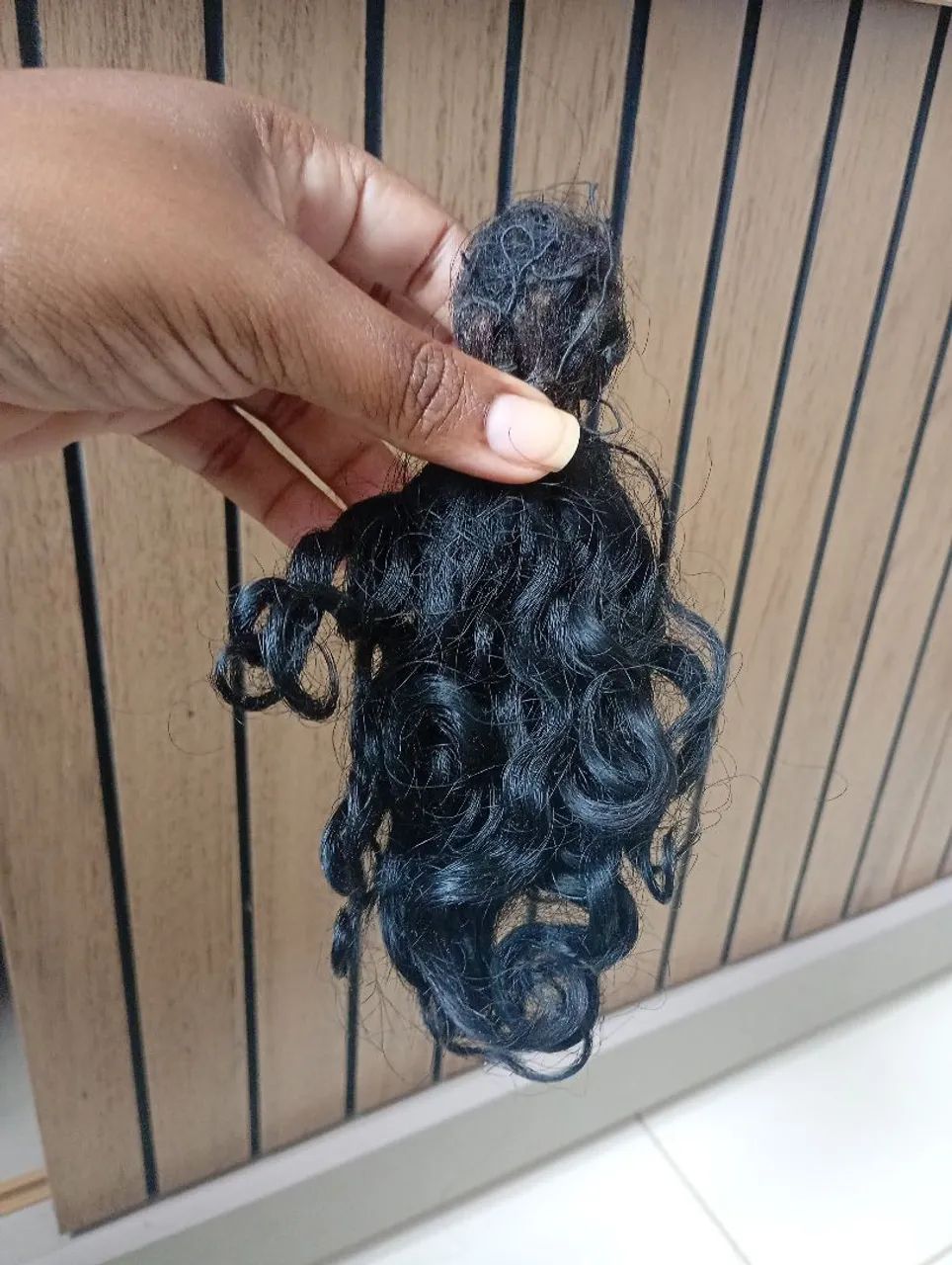 Cabelo cacheado usado - Foto 3