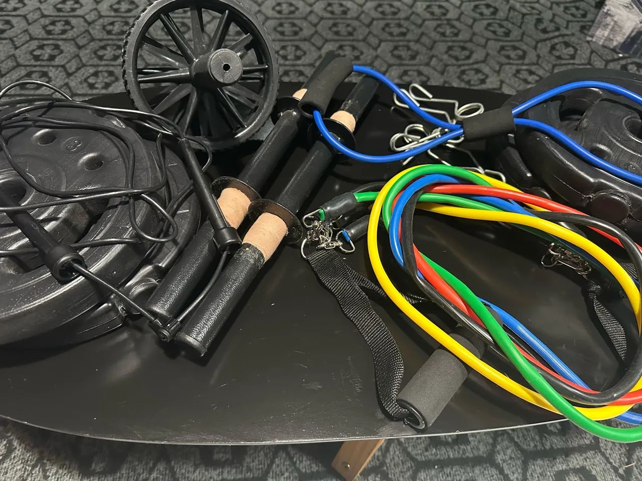 Kit de musculação 