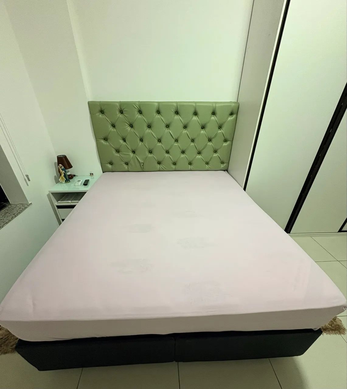 Cama Box Queen - base + colchão  - Foto 4