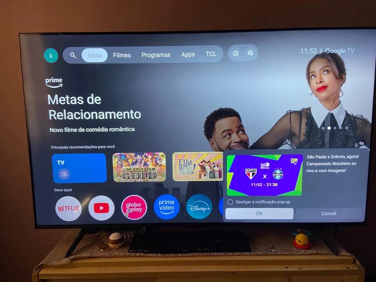 TV TCL LED 4K 55 polegadas - Foto 5