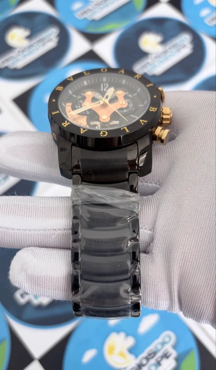 Relógio Bulgari Automático Masculino - Foto 4