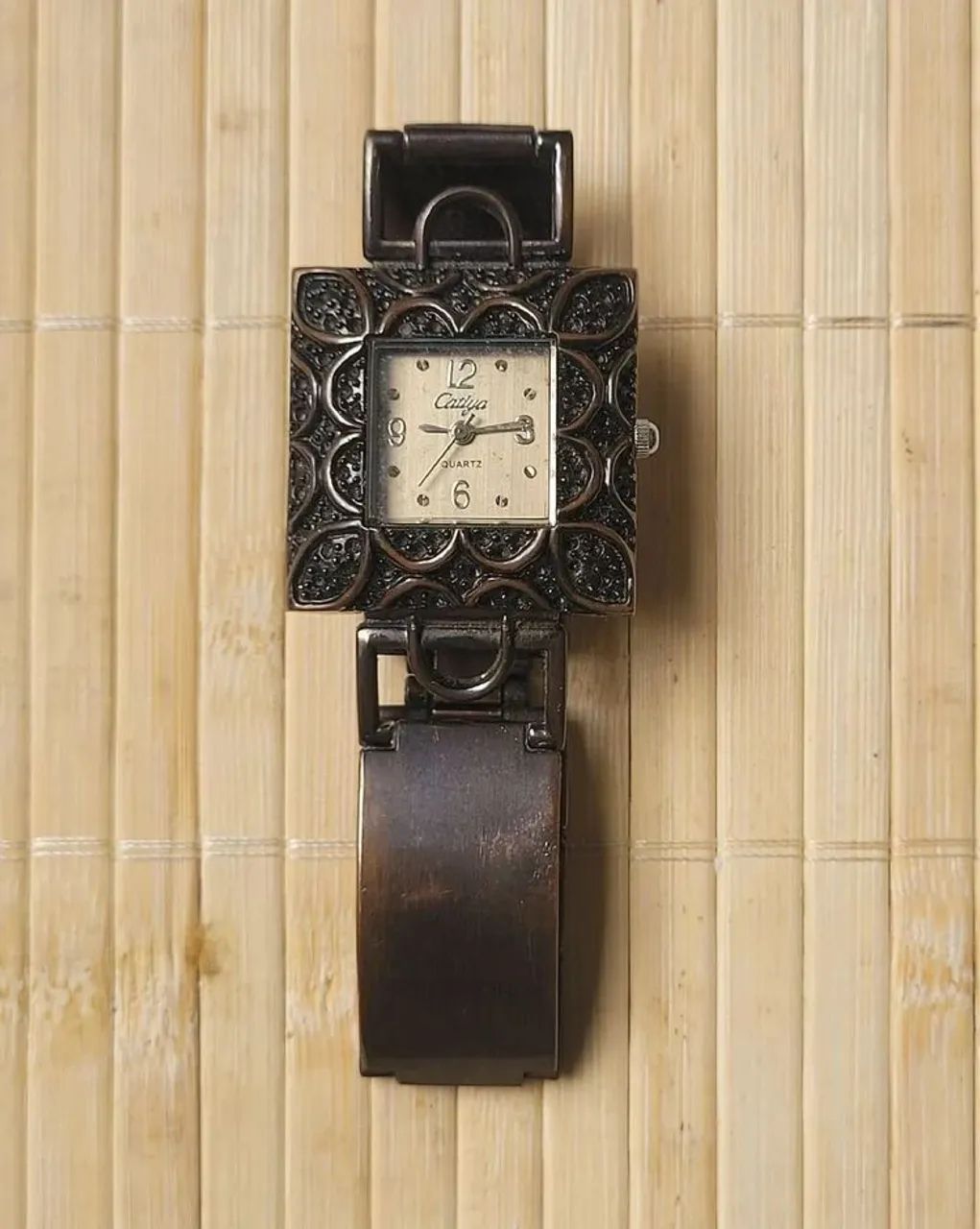 relógio pulseira vintage catlya