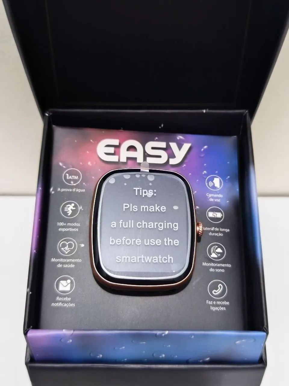 Smartwatch EASY WEARZONE Rosa a prova d'água  - Foto 2