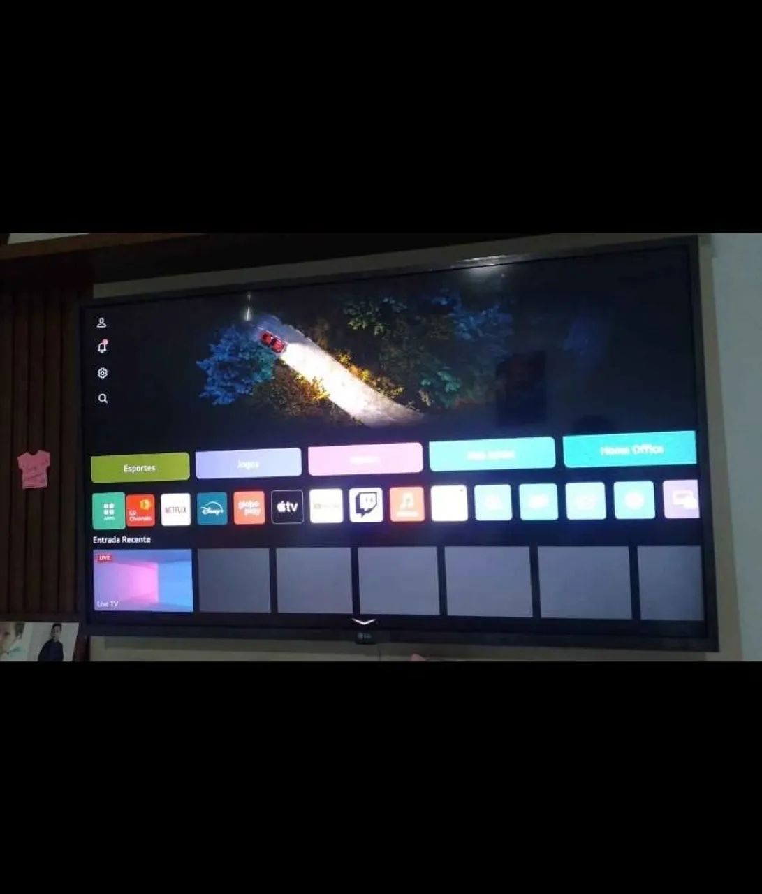 TV smart LG 43 polegadas e painel de TV suporta até 55 polegadas  - Foto 5