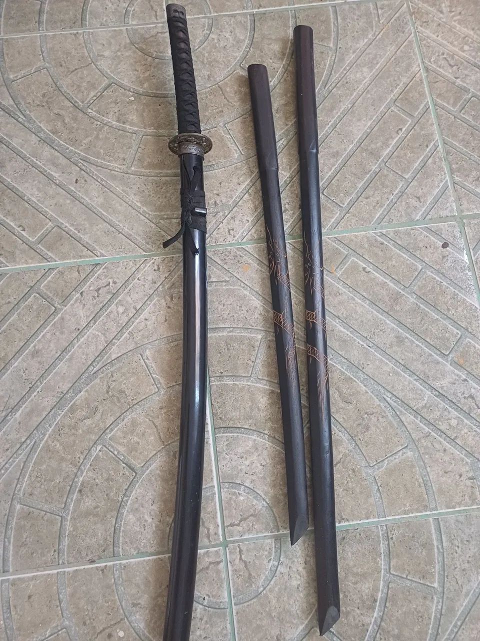 New decorative katanas.
