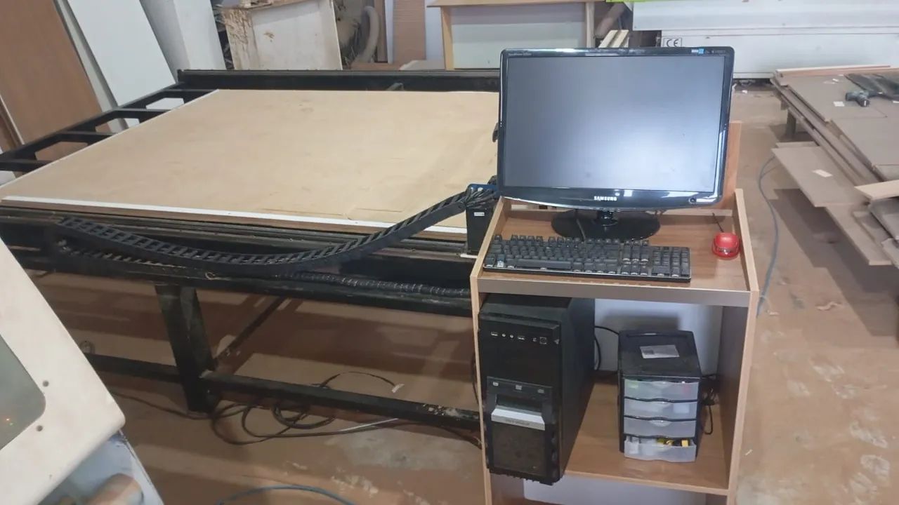 Router cnc, 2 spindler, mesa 3x2 pega chapa inteira - Foto 4