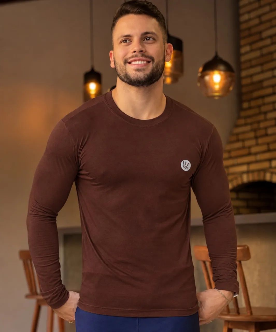 Camisa de proteção uv masculina  - Foto 5