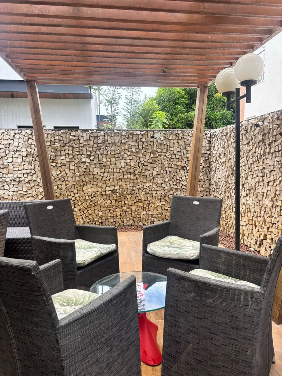 Conjunto de centro e cadeiras de terraço  - Foto 5