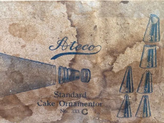 Antigo conjunto para Confeitar, Ateco U.S.A - Foto 5