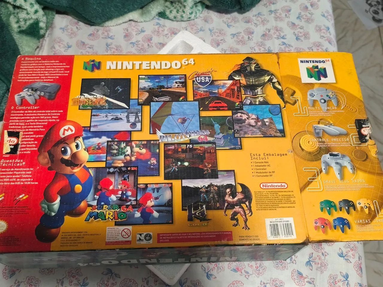 Nintendo 64 na Caixa - Consoles de Vídeo Game - Vila Rosalina