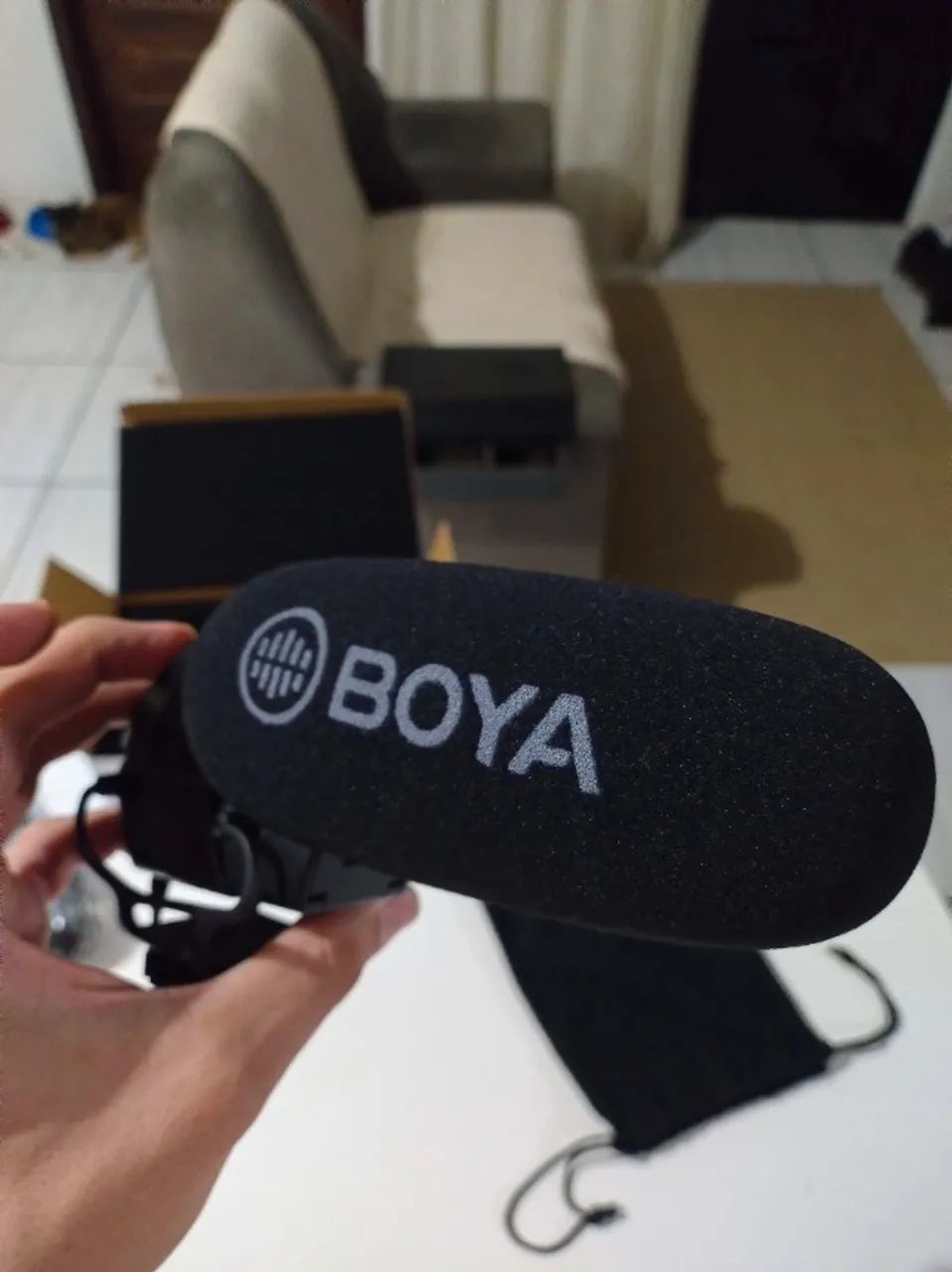 Microfone Boya BY-BM3031 Profissional + Nota e Caixa - Foto 2