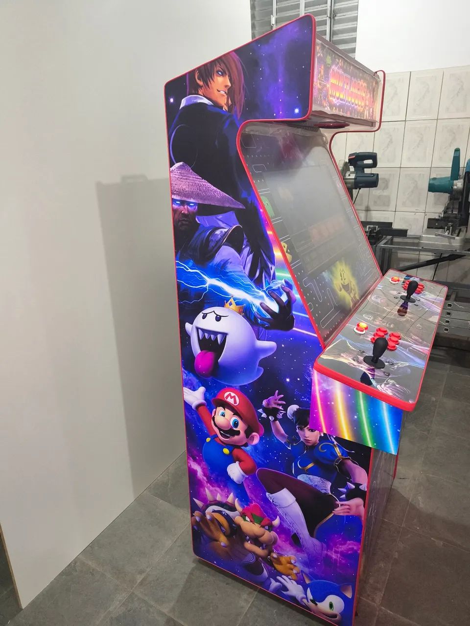 Fliperama Arcade 9800 Jogos - Foto 4