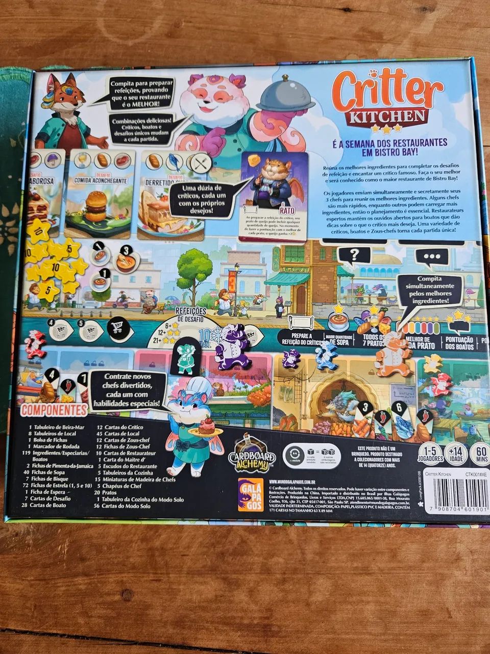 Jogo de tabuleiro Critter Kitchen novo - Foto 2