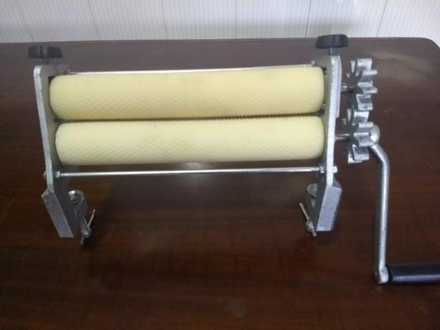 Cilindro Alveolador de Cera de Abelha, apicultura, estampadora de cera, apicultor, abelhas