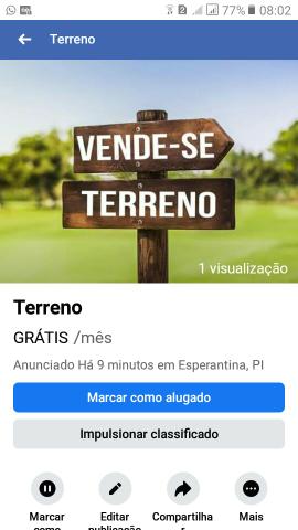 Vendo terreno