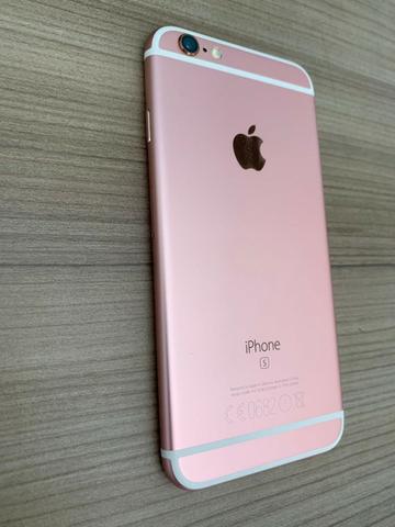 Iphone 6s 128Gb Rose Gold em Perfeito Estado Único Dono - Foto 2