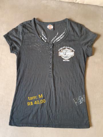 Baby-Look Harley-Davidson preta - original