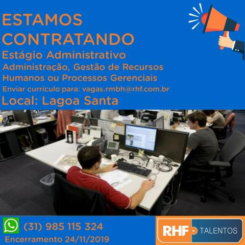 Estágio na área administrativa