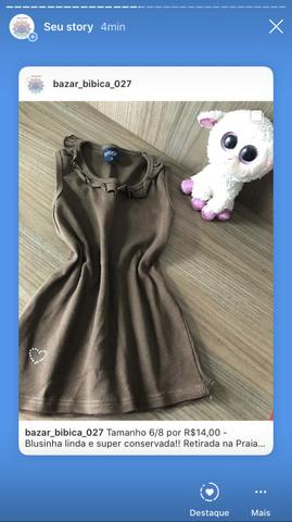 Bibica Utd - Blusas e vestidos 4, 6 e 8 - Foto 5