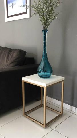 Mesa de Canto - Estilo Industrial - MDF