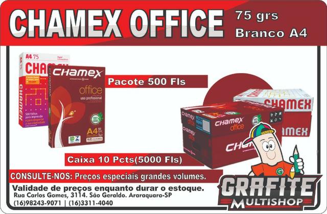 Papel Sulfite A4 Branco 210x297mm 75g cx c/10